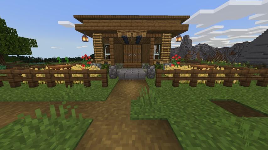 casa simples minecraft pe