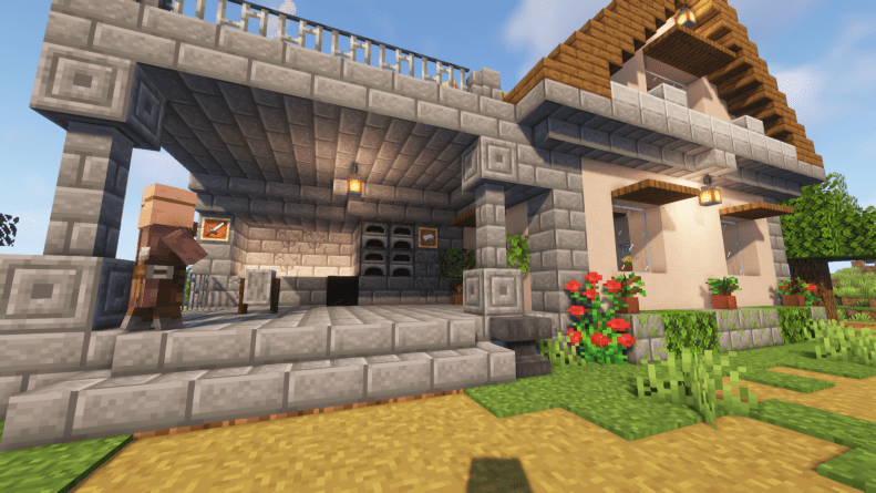 minecraft weaponsmith house