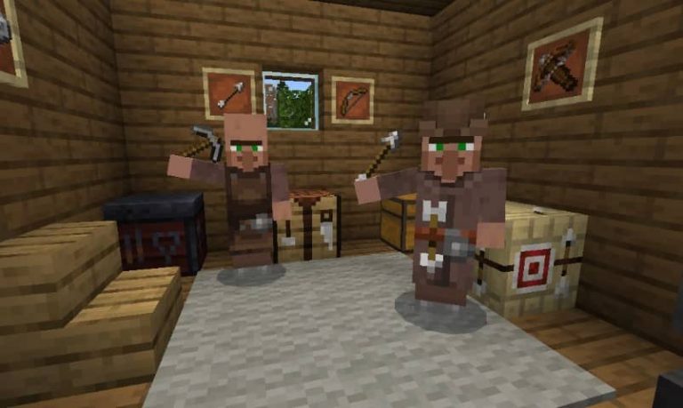free handed villagers and illagers minecraft bedrock